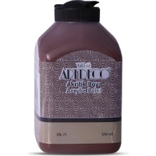 Lisans Artdeco Akrilik Boya 500ML Kahverengi