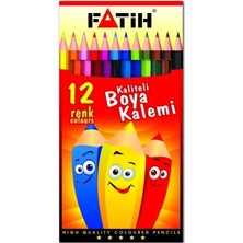 Fatih Kalem Fatih Kuru Boya 12 Renk Tam Boy
