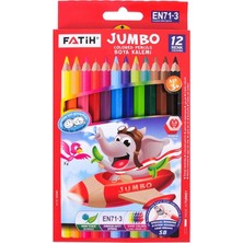 Fatih Kalem Fatih Kuru Boya 12 Renk Tam Boy Jumbo