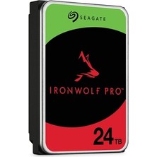 Egecen 24 Tb Seagate 3.5 Ironwolf Pro Sata 512MB 7200RPM ST24000NT002 (5 Yıl Resmı Dıst Garantılı)