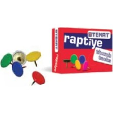 Tetas Kırtasiye Temat Raptiye Karışık Renkli