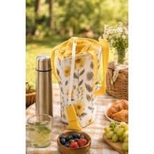 Esnature Sıvı Geçirmez Duck Kumaş Termos Taşıma Çantası 45X55 cm – Omuz Askılı Piknik ve Seyahat Çantası