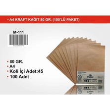Erka Kraft Kağıt A4 100'LÜ Paket