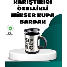 Meks Otomatik Karıştırmalı Termos Kupa | Ergonomik Tasarım