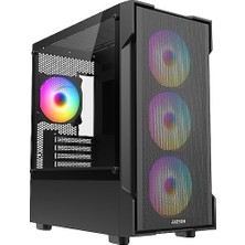 Egecen Fazeon F1 650W 80+ Bronze Mesh 4X120MM Rainbow Fanlı Matx Bilgisayar Kasası