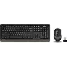 Egecen A4 Tech FG1010 Q Kablosuz Gri Multimedya Klavye/mouse Set
