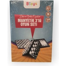 Btoys Manyetik Üçlü Oyun Seti BT-O5019