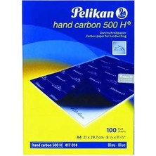 Pelikan Mavi Renkli 500 H Hand Karbon Kağıdı 100’lü Paket A4 Ölçüsünde
