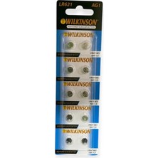Mersa Wilkinson Alkalin LR621 Ag1 10'lu Pil