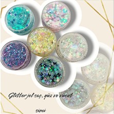 Mey İthalat Glitter Göz Farı Seti & Yüz, Saç ve Vücut Simi