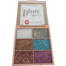 Mey İthalat Glitter 6li Far Paleti, SERASHINEGOZFARI101