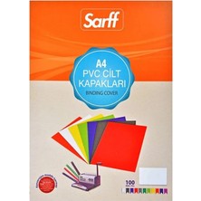 Sarff Cilt Kapağı Pvc 160 Mikron Şeffaf A4 100’LÜ Paket
