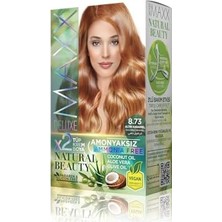Natural Beauty Amonyaksız Set Saç Boyası 8.73 Altın Karamel
