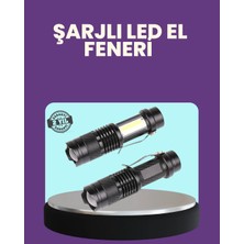Meks Suya Dayanıklı 4 Modlu Mini LED El Feneri