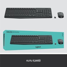 Mersa Logitech Klavye MK235 Kablosuz Mouse Set