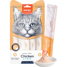 Mey İthalat Wanpy Tavuk-Yengeç 12'li-Krema Ödül 5X14GR Kedi Maması