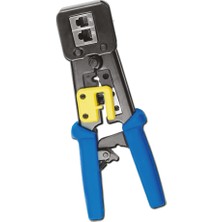 Egecen Enkado EKD-PN20, RJ45/RJ11 Ikili Pense,  Yeni Nesil Kablo Ucu Konnektör Sıkma Pensesi