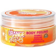 Mey İthalat Mara Orange Candy Değerli Yağlar Içeren Portakal Şekeri Vücut Peeling 125GR