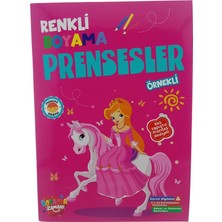 Koloni Kitap Renkli Boyama Prensesler