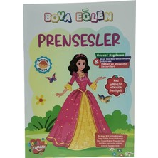Koloni Kitap Boya Eğlen Boyama Prensesler