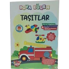 Koloni Kitap Boya Eğlen Boyama Taşıtlar