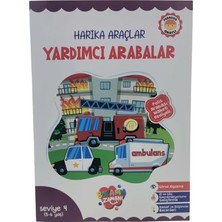 Koloni Kitap Harika Araçlar Yardımcı Arabalar Seviye 4 5-6 Yaş