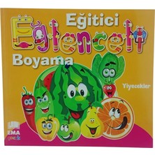 Ema Ofis Eğitici Eğlenceli Yiyecekler/emaçocuk Boyama Kitabı