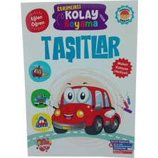 Koloni Kitap Etkinlikli Kolay Boyama Taşıtlar
