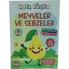 Koloni Kitap Boya Eğlen Boyama Meyveler ve Sebzeler