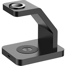 BL34 3 In 1 Magsafe Uyumlu 15W Telefon, Kulaklık, Apple Watch Uyumlu Masaüstü Stand Kablosuz Şarj Cihazı