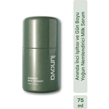 Lunova Anında Inci Işıltısı, Güçlü Bariyer, Gün Boyu Yoğun Nemlendirici Milk Serum 75ML