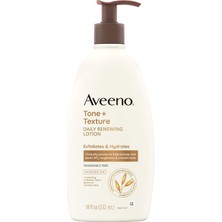 Mey İthalat Aveeno Tone + Texture Eksfoliye Edici ve Nemlendirici Günlük Vücut Losyonu 532ML
