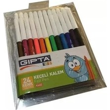 Gıpta Keçeli Kalem Pvc Çantalı 24 Renk K402