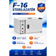Tagesan F-16 Sterilizasyon Cihazı | 16 Litre Kuru Hava Sterilizatörü, Kuaför, Güzellik Merkezi ve Klinik Kullanımına Uygun