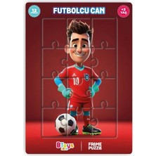 BToys Futbolcu Can - Frame Puzzle - 12 Parça 