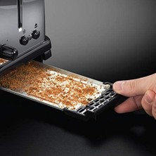 Toaster Victory, 2 Extra Breite Toastschlitze, 6 Einstellbare Bräunungsstufen + Auftaufunktion, Schnell-Toast-Technologie, 1670W, 23311-56, Edelstahl