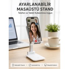 Meks Taşınabilir Masaüstü Telefon Tutucu Ayarlanabilir Yükseklik Yeni Nesil