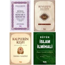 Çelik Yayınevi Nüzul Sırasına Göre Kur'an-I Keri̇m'i̇n Türkçe Meali̇-Kalplerin Keşfi-Riyazü Salihin 4'lü Set
