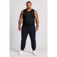 Moc Grande Mocgrande Büyük Beden Basic Eşofman Altı Full Lycra 11516 LACIVERT