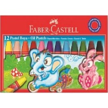 Faber-Castell Faber Castell 12 Renk Pastel Boya Kalemi Karton Kutu