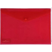 Faber-Castell Faber Castell Kırmızı Çıtçıtlı Dosya