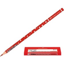 Faber-Castell Faber Castell Kurşun Kalem Yıldız Kırmızı 12’li Kutu