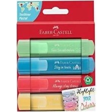 Faber-Castell Faber Castell 46 Pastel Fosforlu Kalem 4’lü Set 2021
