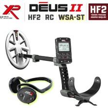 XP Metal Dedektör Deus 2 Dedektör - HF 2 Başlık, Ana Kontrol Ünitesi WSA2 Kulaklık