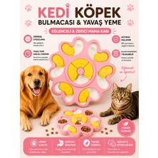 Glipet Yavaş Besleme Sağlayıcı Köpek Bulmacası ve Oyuncağı Pembe