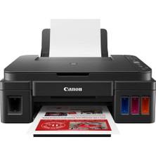 Egecen Canon Pıxma G3416, Renkli, Mürekkep Mega Tanklı, Yazıcı, Tarayıcı, Fotokopi, Wifi , Orijinal Mürekkep