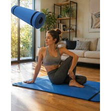 Meks 10 mm Yoga Matı Kaymaz Yüzey Çift Taraflı Kullanım Dayanıklı Eva Fitness Minderi