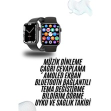 Zero Land Aconcept Plastik Kordonlu Kalp Atışı Uyku Takibi ve Ç Cevaplayabilen  I8 Pro Max Akıllı Saat