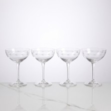 Qua Home Rythym 4lü Kristal Şampanya Kadehi 220 cc