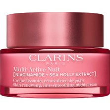 Clarins Multi Active Night Cream Kuru Cilt Yaşlanma Karşıtı Gece Krem 50 ml